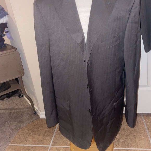Earvin Magic Johnson Suit Set Dark Gray size 44 L jacket size 38 L pants - Picture 3 of 14